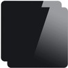 2 Packs 12 x 12 Inch Acrylic Black Reflective Display