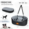 Feporen Dog Car Seat for Medium Dogs Up to 50