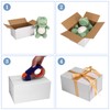 Hoikwo 10x7x5 Shipping Boxes Set of 40, White Corrugated Cardboard