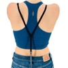 Women’s Suspenders with Swivel Hooks for Pants with Belt Loops,