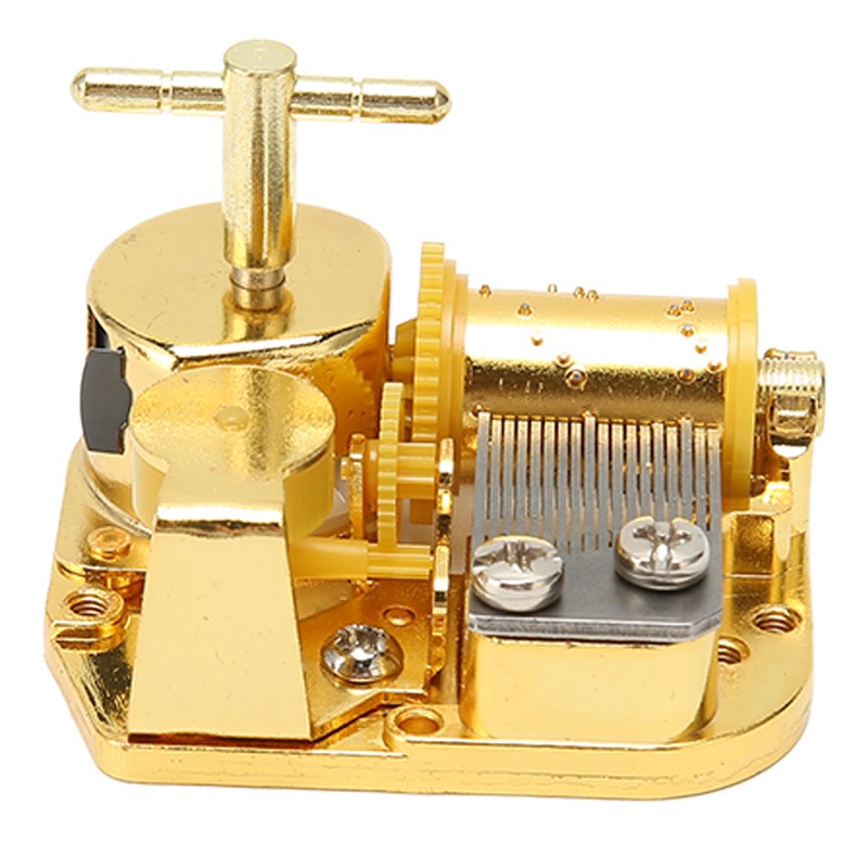 Music Box Movement Golden Clockwork Music Box Windup Musical Mechanism