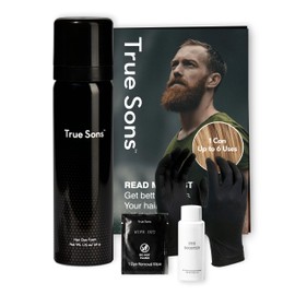 True Sons Hair Dye Foam for Men - Natural Look- Effortless, Multi-Use Dye Kit with Instant Color Booster Applicator, Ammonia-Free Formula For Sensitive Skin, Simpler Hair and Beard Dye (Dirty Blonde)