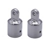 2pcs 22mm Bimini Eye end Cap Stainless Steel Marine Grade