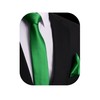 trilece Emerald Green Ties for Men - Mens Solid Color