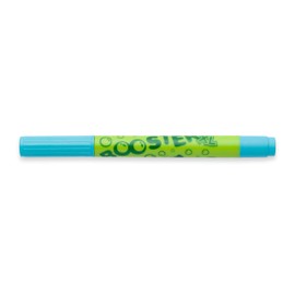 JOLLY Booster XL, 12 Pens, Turquoise, Refillable and Non-Toxic Fibre-Tip Pens for Toddlers Aged 3 and Above, Washable Ink, Interchangeable Tips, Invisible Tip