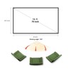 Foldable Projector Screen 70 inch with Lightweight Telescopic Pole Frame