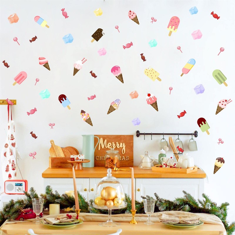Barri Design Ice Cream Wall Decals Candy Wall Decal Ice
