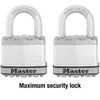 Master Lock M5XT Magnum Heavy Duty Outdoor Padlock with Key,