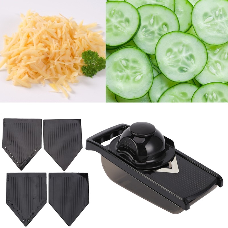 Multifunction 5‑in‑1 Vegetable Potato Carrot Chopper Food Cutter Grater Kitchen