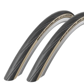 Schwalbe Lugano 700 x 25c Road Bike Tyres - Beige (Pair)