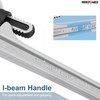 MAXPOWER 14-Inch Pipe Wrench, 40% Lighter Aluminum Plumbing Wrench, Heavy