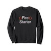 Pytorch. Fire Starter. Python funny coder programmer joke Sweatshirt