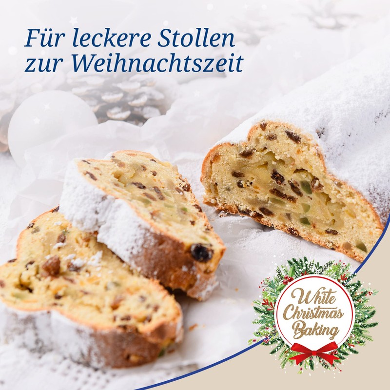 Dr. Oetker 1398 Stollen Baking Tin ‘White Christmas Baking’ High-Quality