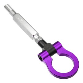 A ABSOPRO Front Bumper Trailer Ring Eye Drag Hook Purple for Subaru