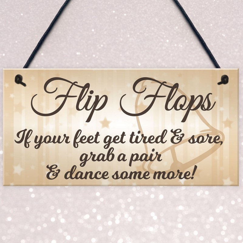 RED OCEAN Flip Flop Grab A Pair And Dance Wedding