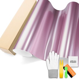Super Gloss Metallic Passion Pink Automotive Vinyl Wrap Car Vehicle Bubble Free Air Release 24"x60" (2FTx5FT)