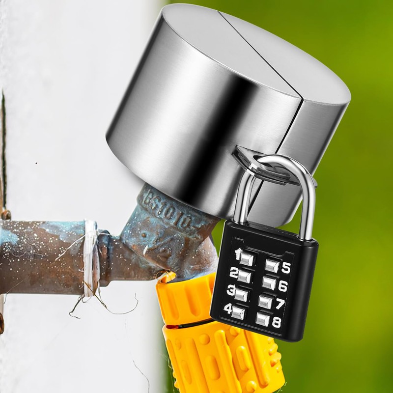 BESPORTBLE Outdoor Lock System: Robust Stainless Steel Water Spigot Lock