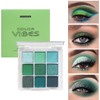 9 Colors Eyeshadow Matte Eye Makeup Waterproof High Color Glitter