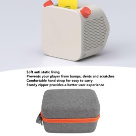 Hard Case Compatible for Yoto Player for Yoto Player 3 Kids BT Speaker, Hard Carrying Case for Yoto Player 3, Waterproof Portable Holder Bag, Grey