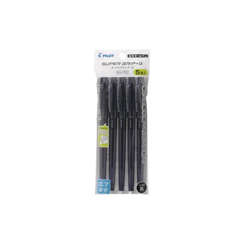 Pilot PBSGC50F5BB Super Grip G Permanent Ballpoint Pens, Cap Type,