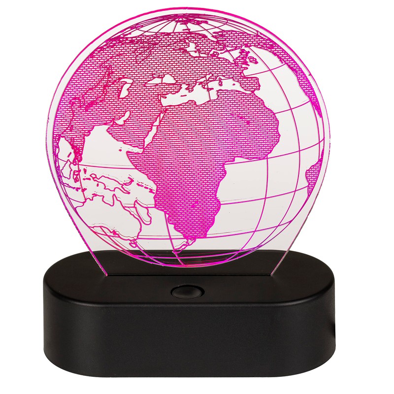 MIK funshopping 3D Light Night Light 3D Effect Lamp with