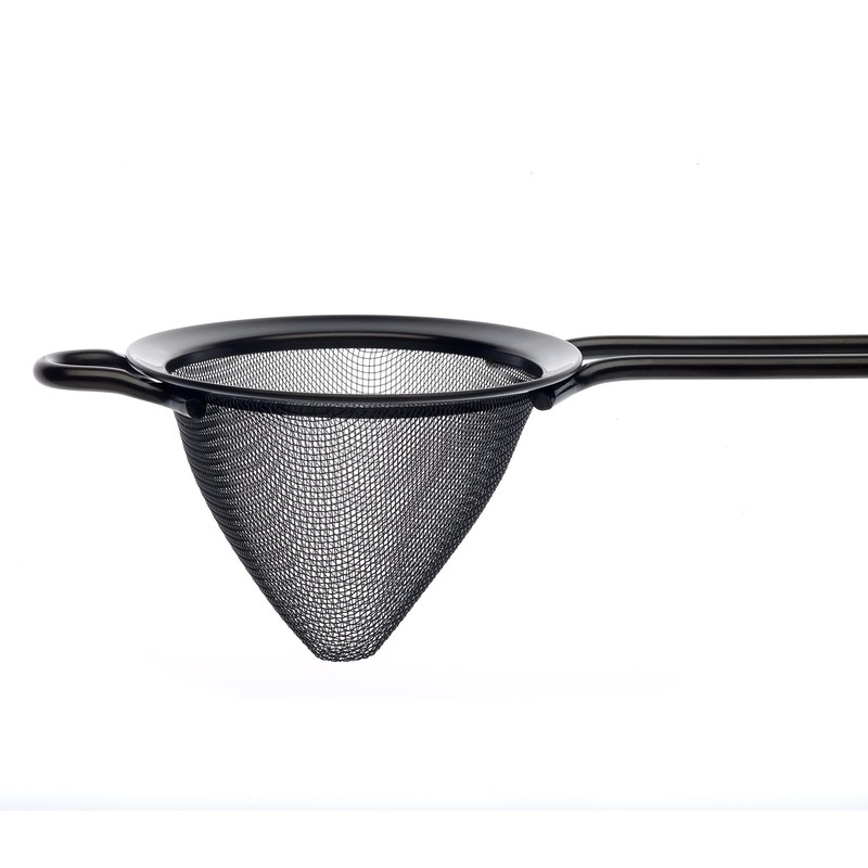 Barfly Fine Mesh Strainer, 3 1/2" Diam. Bowl, Gun Metal