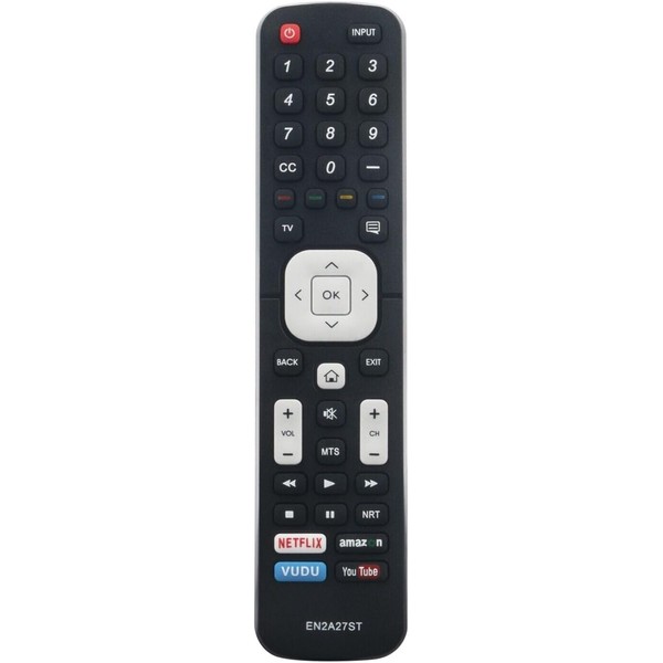 EN2A27ST Replacement Remote Control for Sharp 4K Smart TV LC-43P5000U