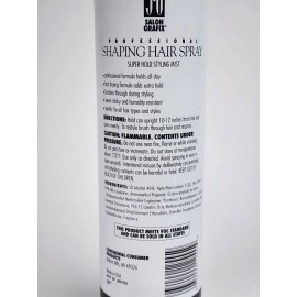 SALON GRAFIX Shaping Hairspray Super Hold Styling Mist 10oz New