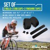 ALIEN PROS Bike Handlebar Tape PU (Set of 2) Black