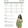 Beautife - Overol informal para mujer, talla grande, tirantes ajustables,