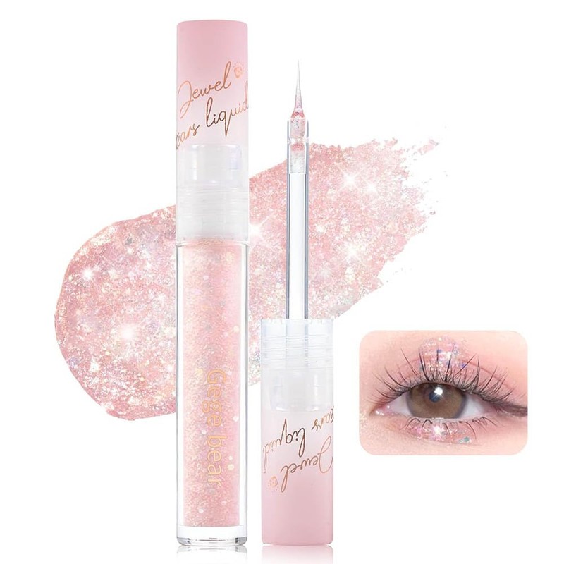 Gege bear Starry Liquid Glitter Shadow Liquid Eye Shadow, Glitter,
