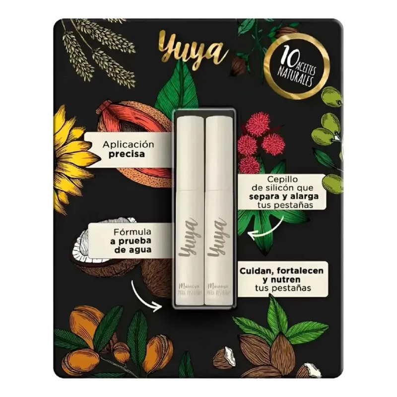 Mascara De Pestañas 10 Aceites Naturales Yuya