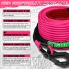 STEGODON Synthetic Winch Rope, 3/8'' x 85ft 25,000LBS Double Braided