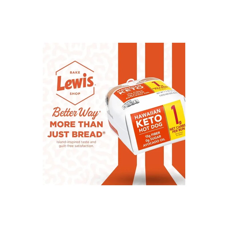 Pan Hot Dog Lewis Better Way Keto Hawaiano Keto Hawaiian