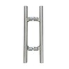 NHN Post-Mount Offset Double-Sided Ladder Style Push-Pull Stainless Door Handle