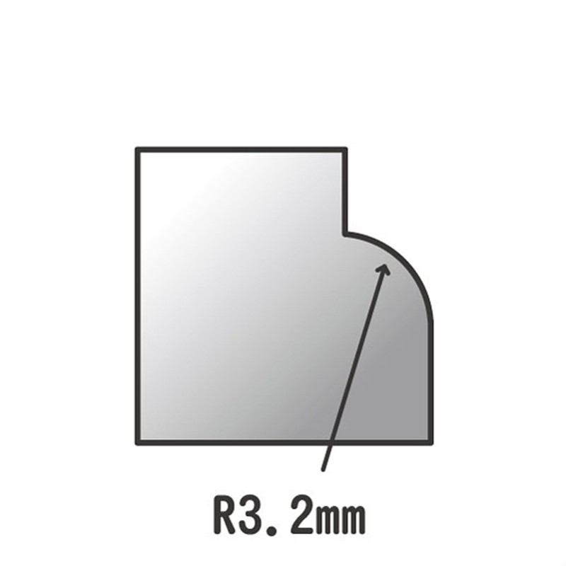 PROXXON No. 29036 Trimmer Bit, 1 Piece, Beveled (R0.1 inch