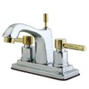 Kingston Brass KS8644DL Concord 4" Centerset Bathroom Faucet, 4 inch