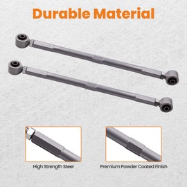 Tuningsworld +/- 4° Adjustable Camber Arm for Mini Cooper 2002-2013 R50 R52 R53 R56 R57 R58 R59 R60 R61, Rear Camber Control Arm Set of 2