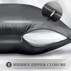 Adubor Silk Pillowcase for Hair and Skin with Hidden Zipper,