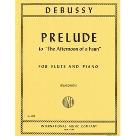 Debussy Prelude to "The Afternoon of a Faun" for Flute and Piano IMC 3059