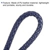 PATIKIL Braided Leather Keychain, 3 Pack PU Key Ring Woven