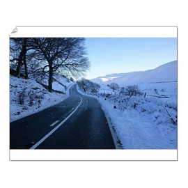 robertharding Print 10"x8" (25x20cm) - Peak District Print: Snow on Snake Pass (10709668)