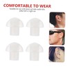 LALAFINA 10pcs Mushroom Earbud Tips for Transparent Tube Earpieces Comfortable
