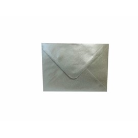 Craft UK 2395 C6 Silver Centura Pearl Envelopes (50 Pack)