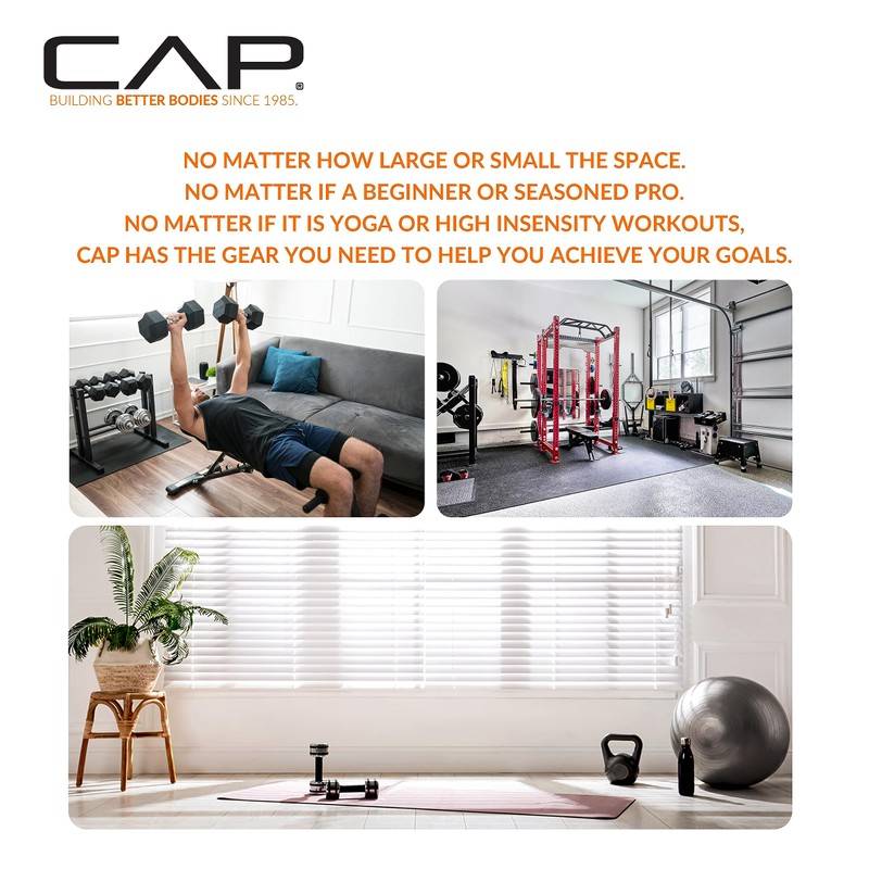 CAP Barbell 45 lb Olympic 2-Inch Cast Iron Grip Weight
