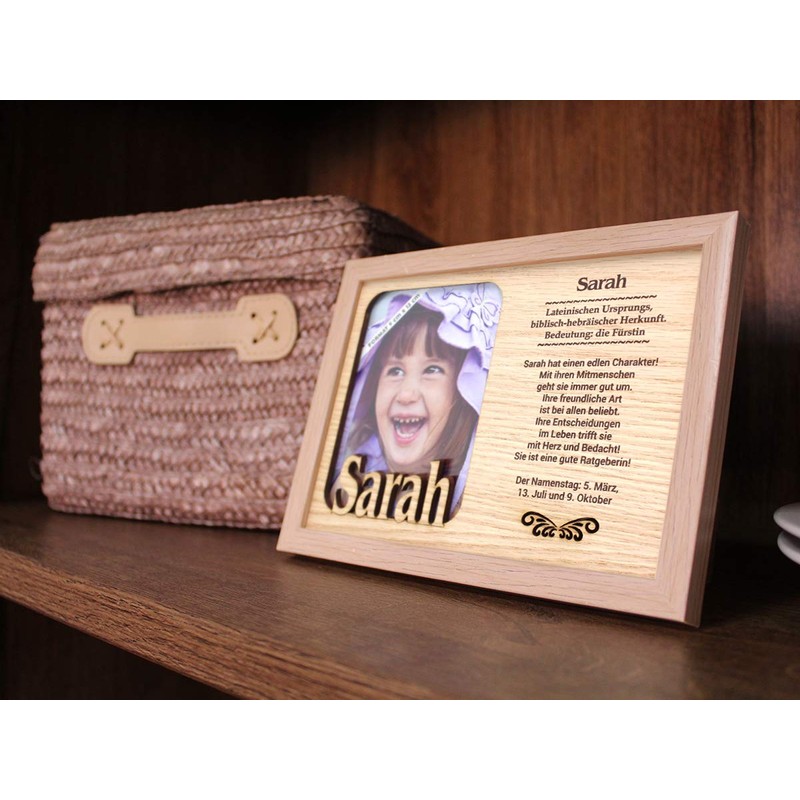 power gift Sarah Picture Frame Portrait Decorative Pictures with Frame