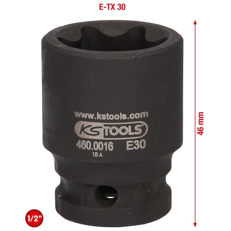 KS Tools 460.0016 1/2 Inch Special Socket for Mercedes, E30,