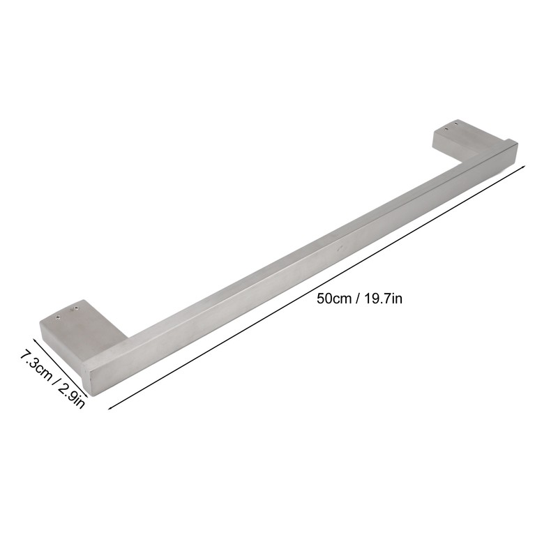 Bath Towel Rack Square Space Aluminum Versatile Widened Towel Bar