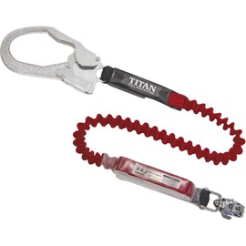 Titan HL-ER New Standard Crash Control Equipment EXJ Single Red Lanyard for EXJ Harness