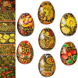 Diximus Thermo Heat Shrink Sleeve Decoration Easter Egg Wraps Pysanka Pysanky (Khokhloma)